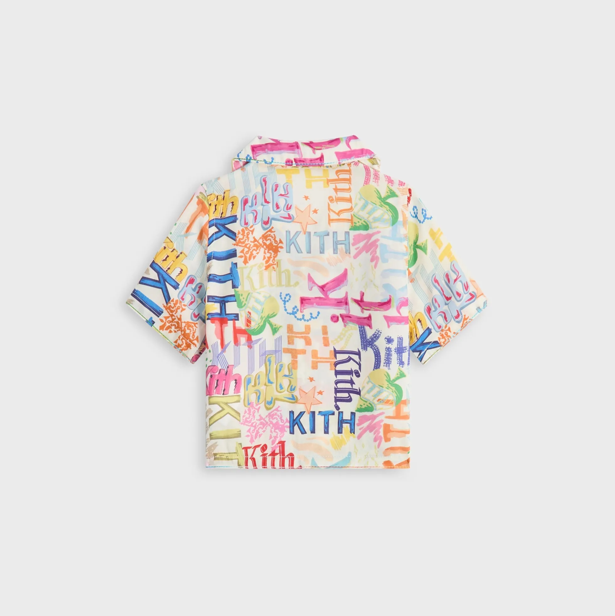Kith Baby Sketched Monogram Thompson Camp Shirt