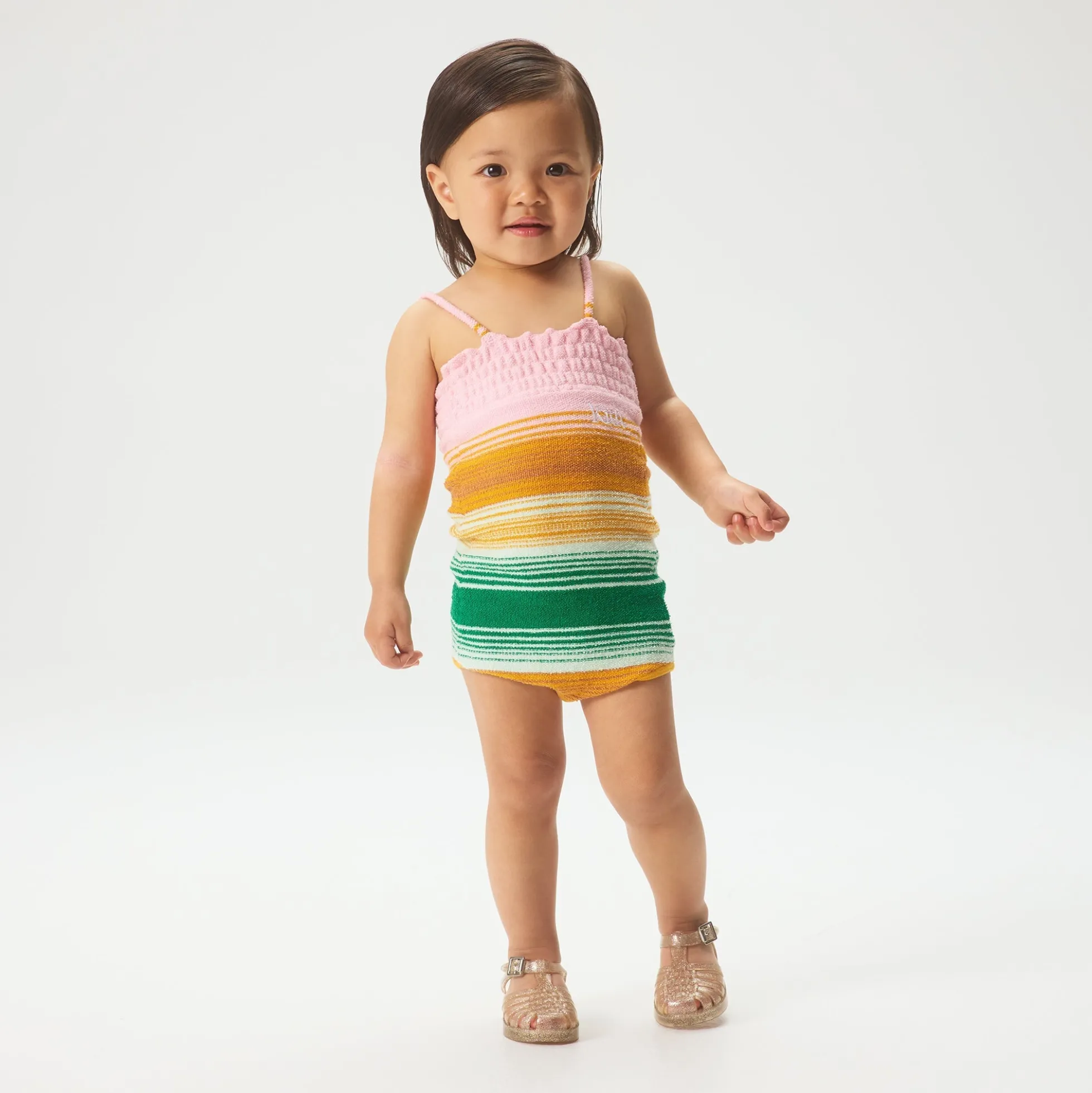 Kith Baby Striped Romper Set