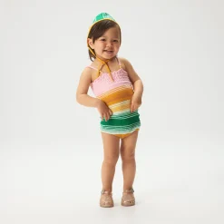 Kith Baby Striped Romper Set