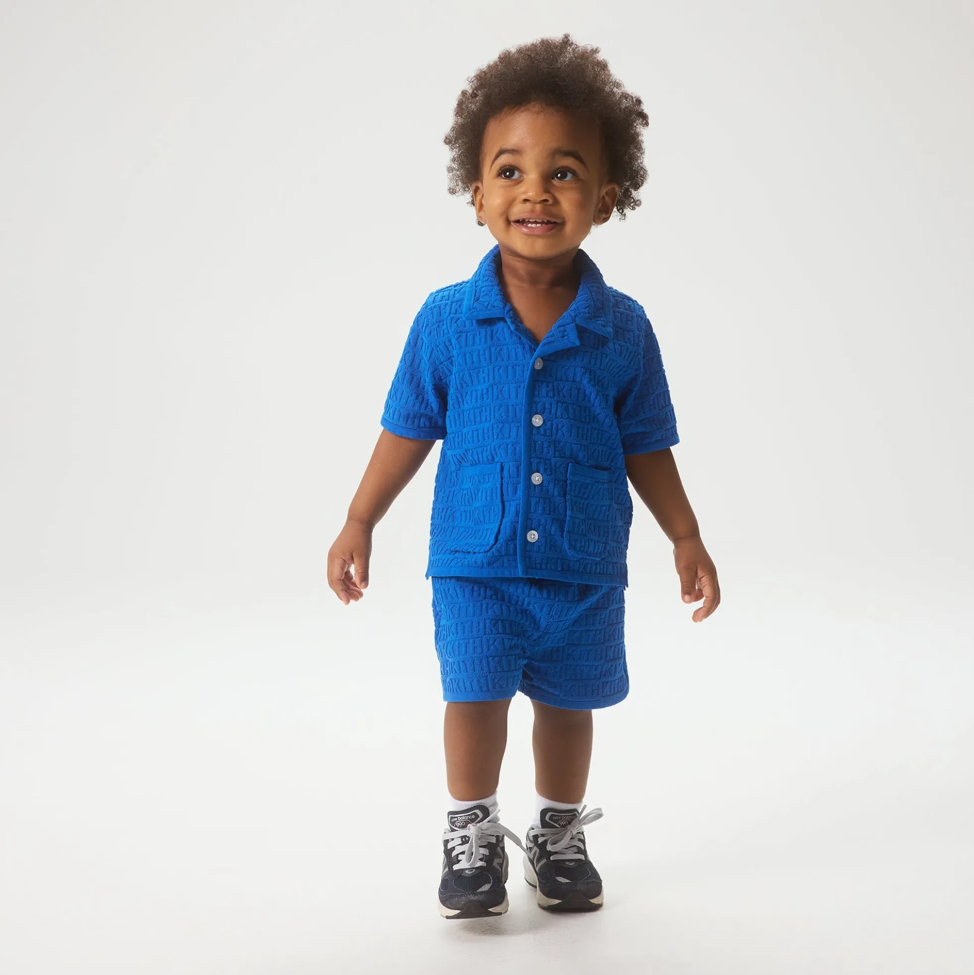Kith Baby Textured Monogram Liam Short