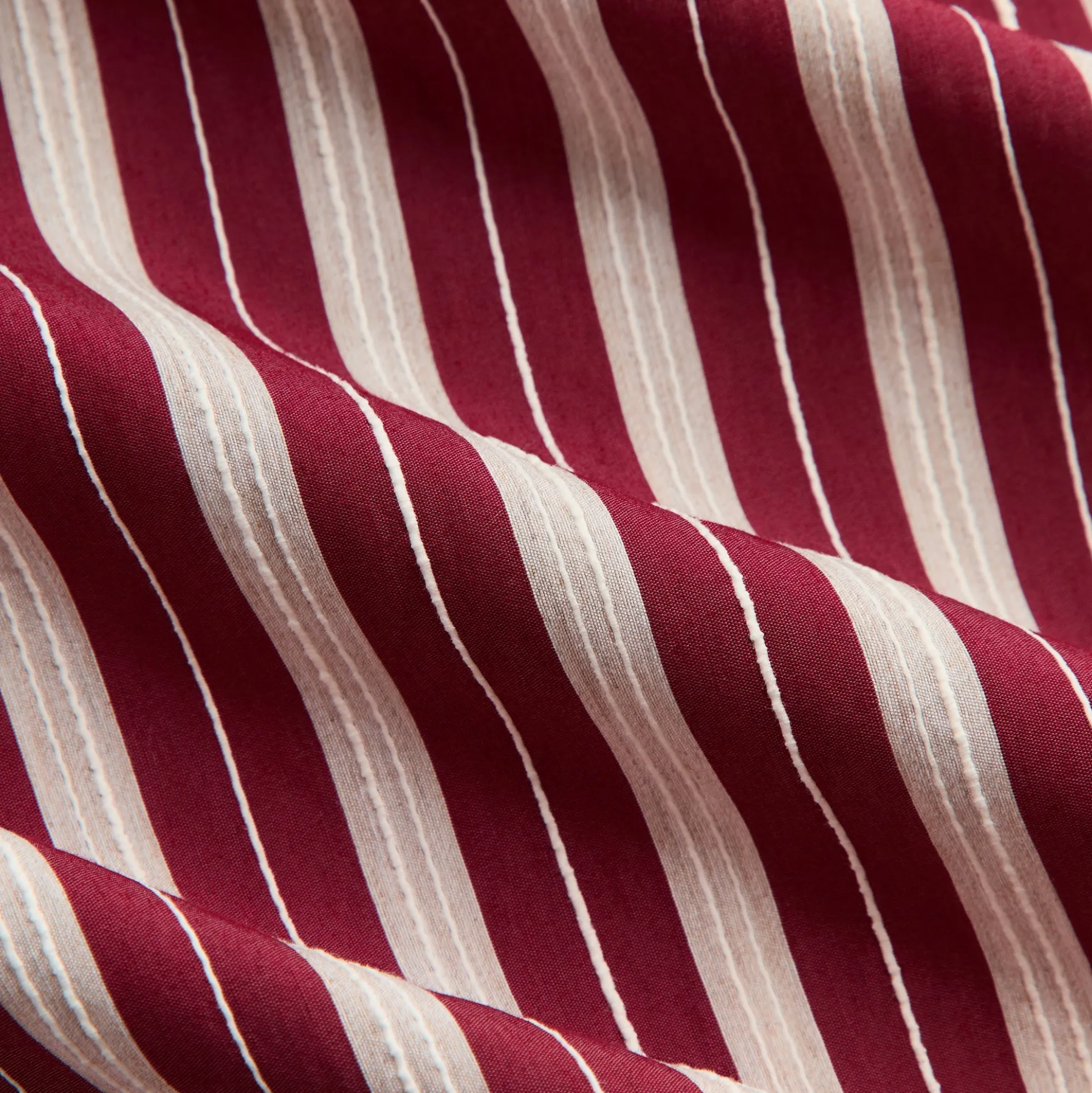 Kith Barre Stripe Thompson Camp Collar Shirt