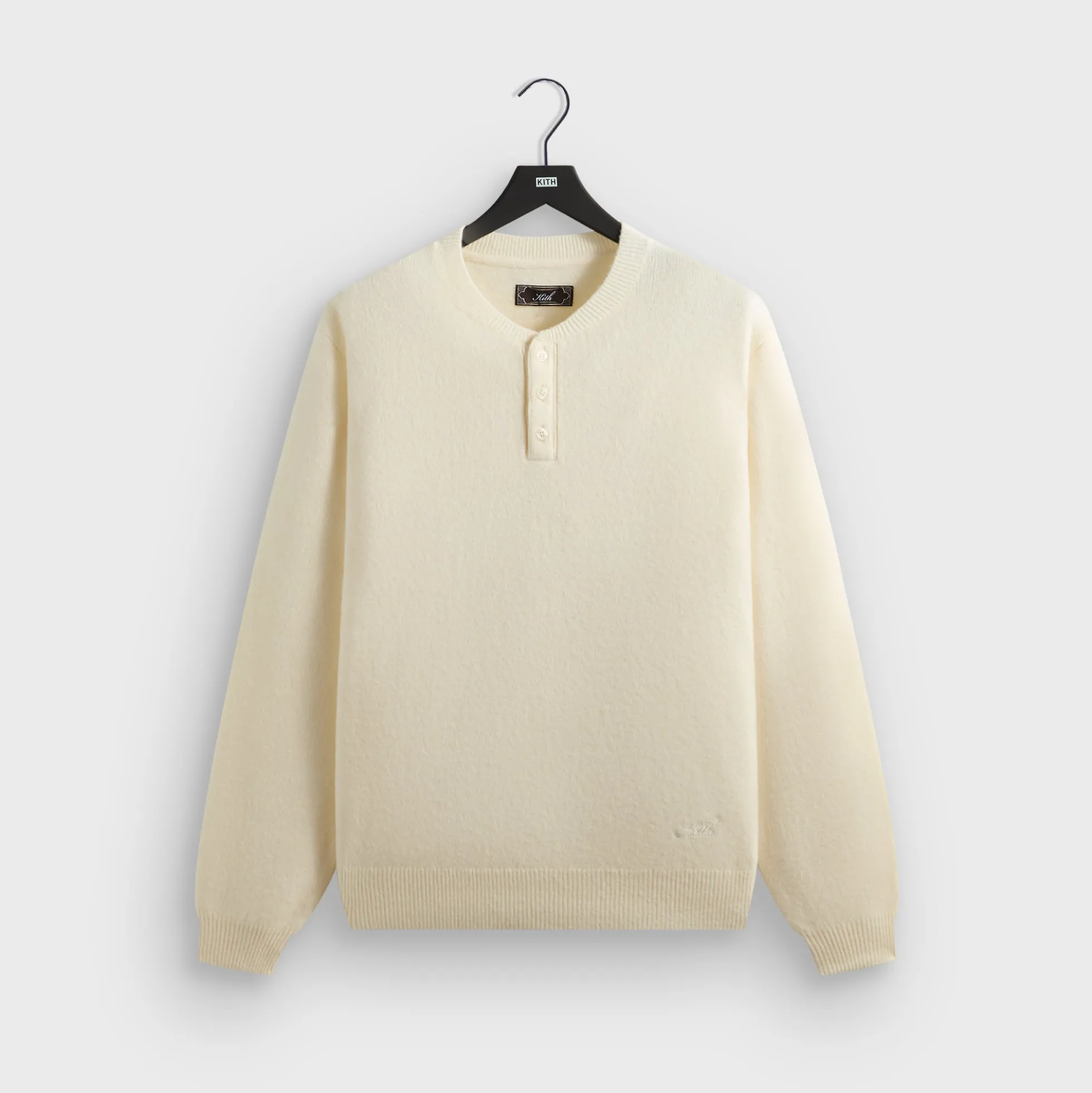 Kith Boucle Harmon Henley Sweater