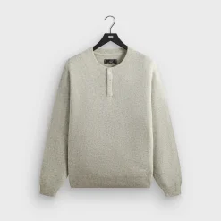 Kith Boucle Harmon Henley Sweater