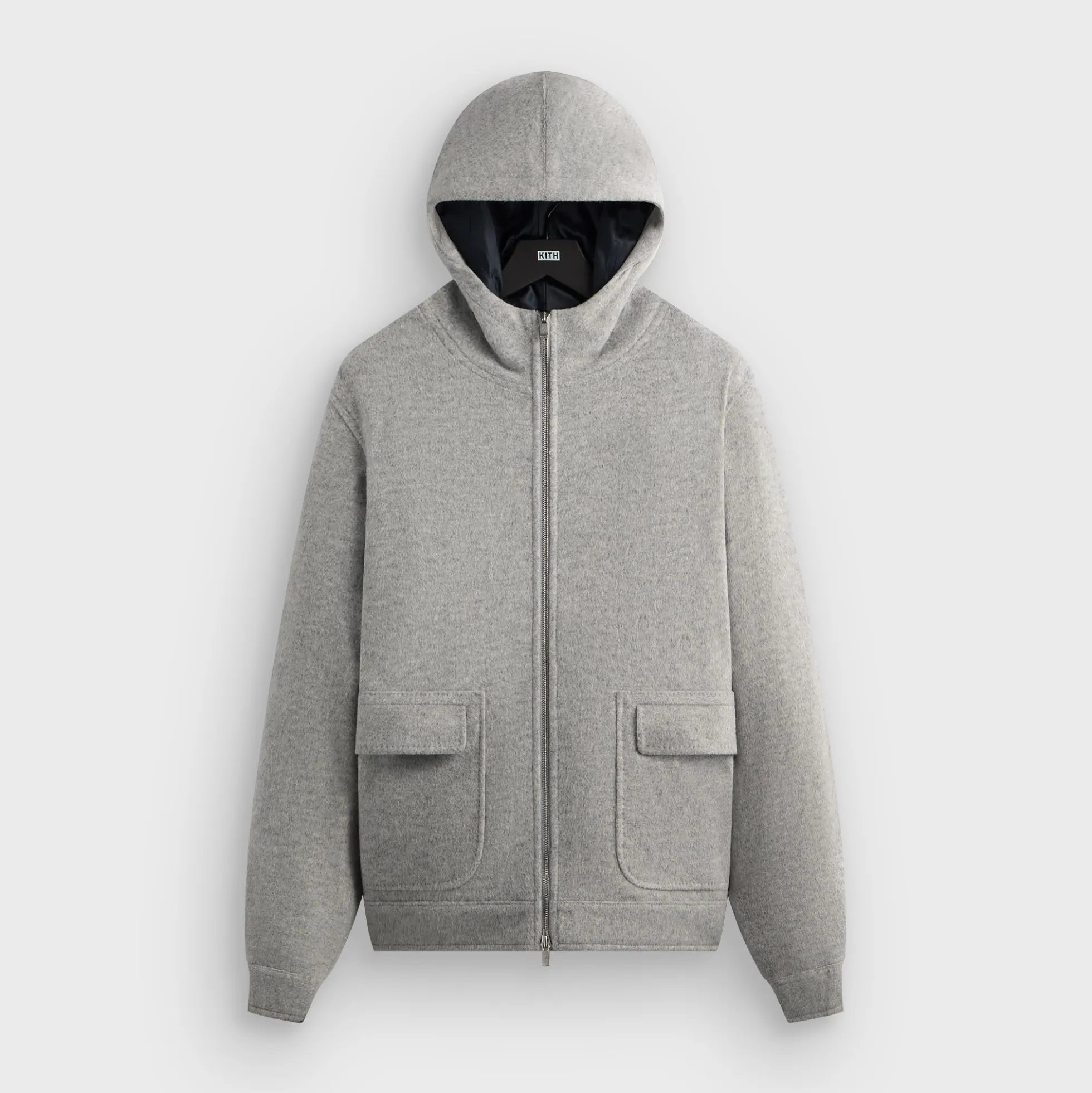 Kith Brushed Selfridge Zip Up Hoodie