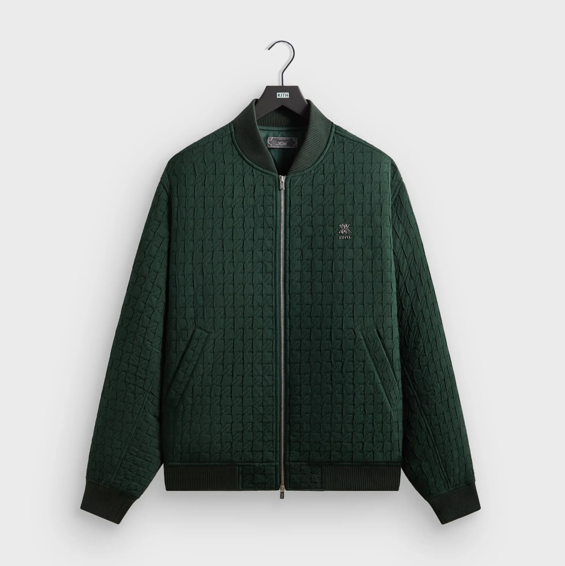 Kith Check Quilt Avery Bomber Jacket