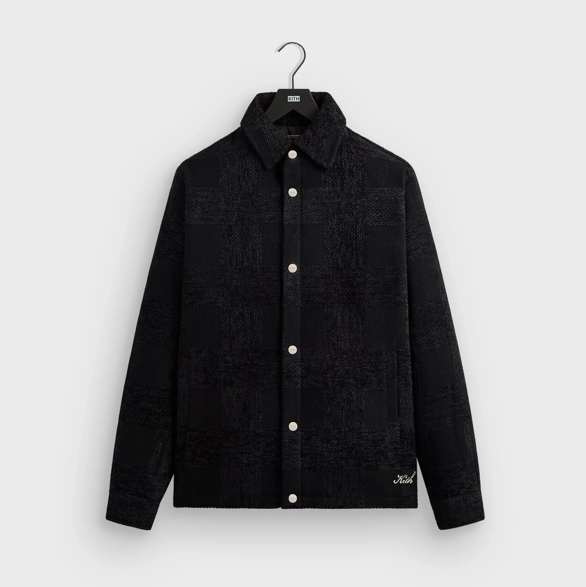 Kith Chenille Plaid Brixton Puffed Shirt Jacket