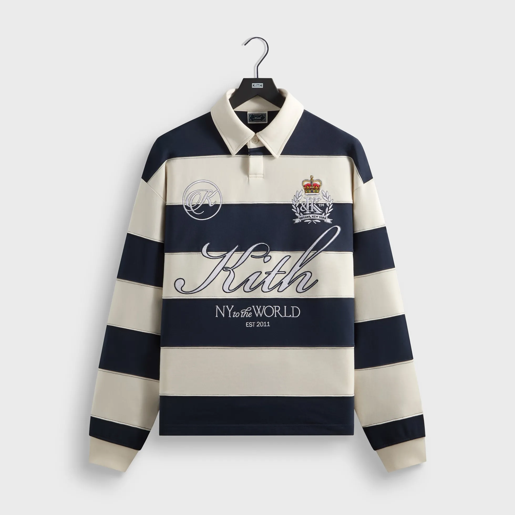 Kith Compact Fleece Striped Rugby