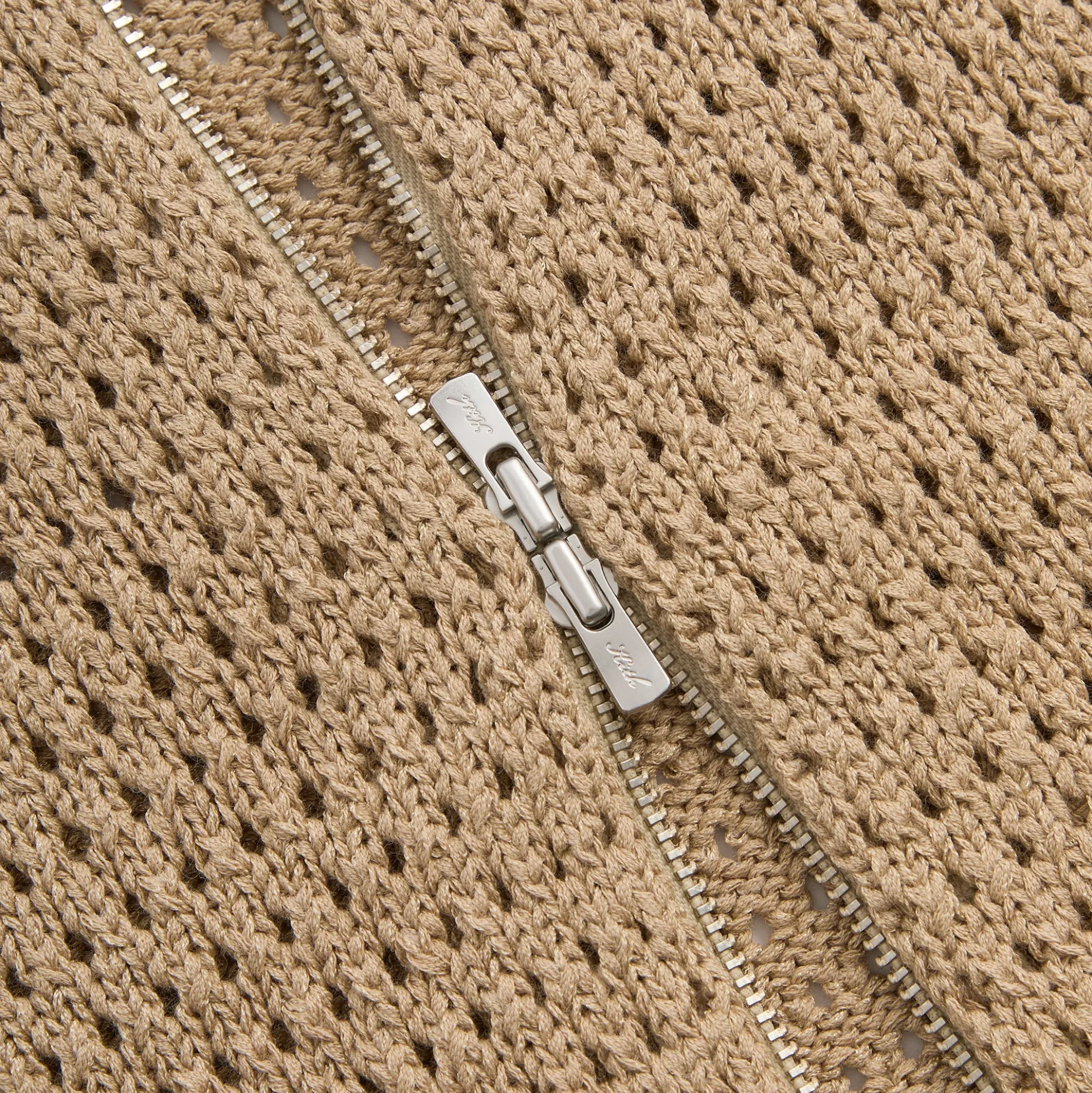 Kith Crochet Luke Zip Front Sweater