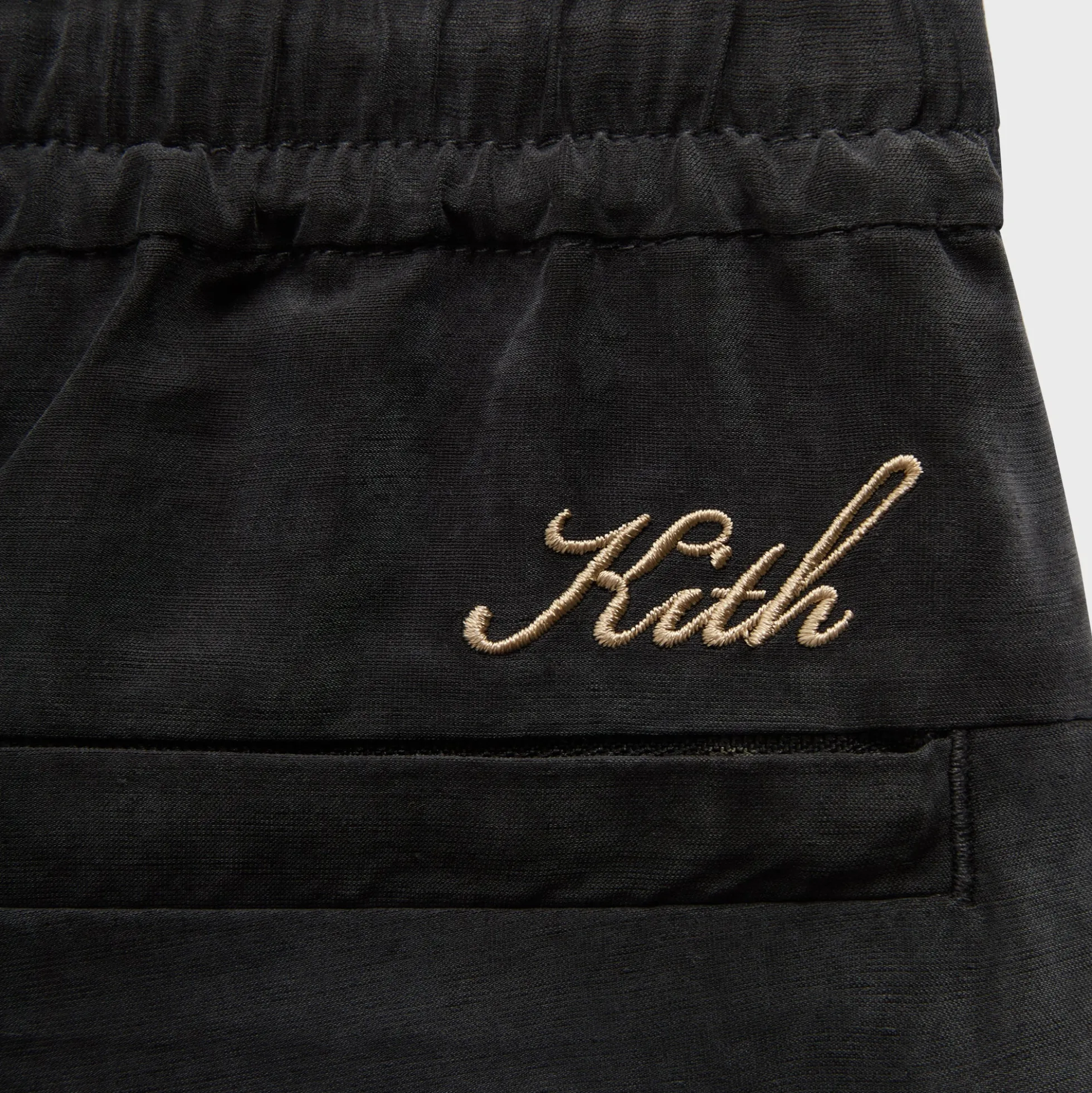 Kith Cupro Linen Cedar Short