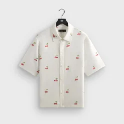 Kith Embroidered Cherry Oxford Cotton Harvey Shirt