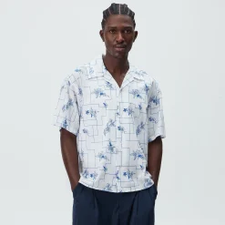 Kith Embroidered Cotton Voile Gianni Shirt