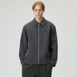 Kith Felted Jersey Lane Coaches Jacket