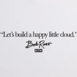 Kith for Bob Ross Happy Clouds Quote Tee