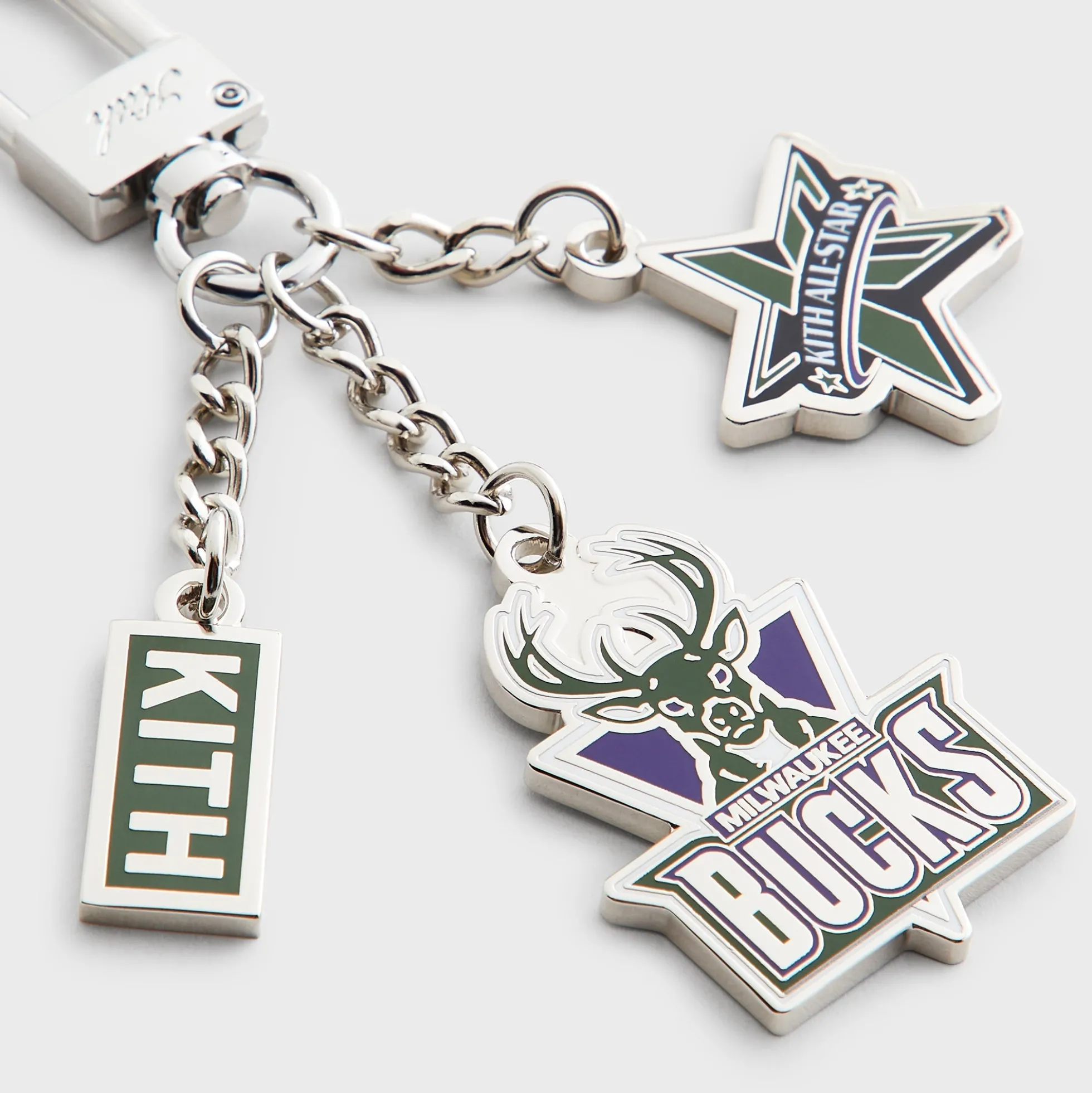 Kith for NBA All-Star Milwaukee Bucks Keychain