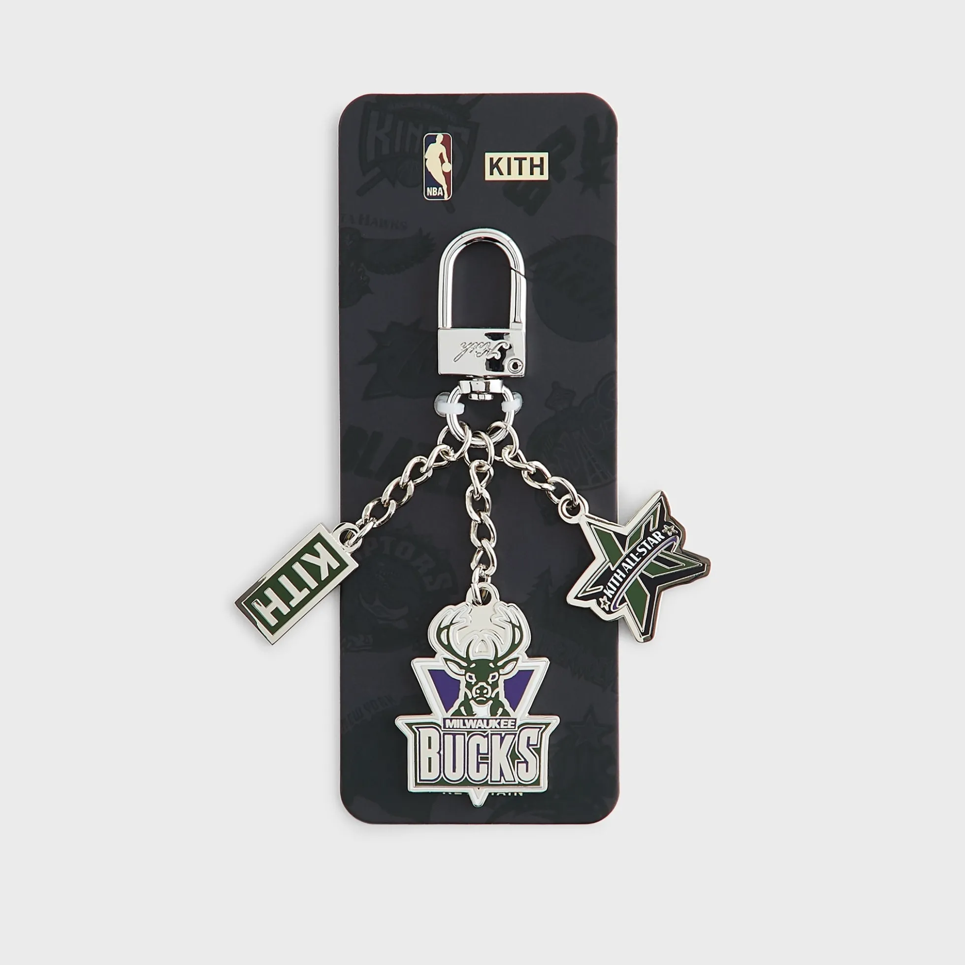 Kith for NBA All-Star Milwaukee Bucks Keychain