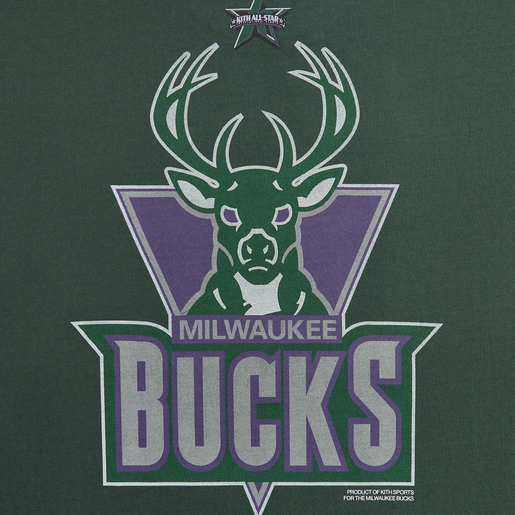 Kith for NBA All-Star Milwaukee Bucks Vintage Tee