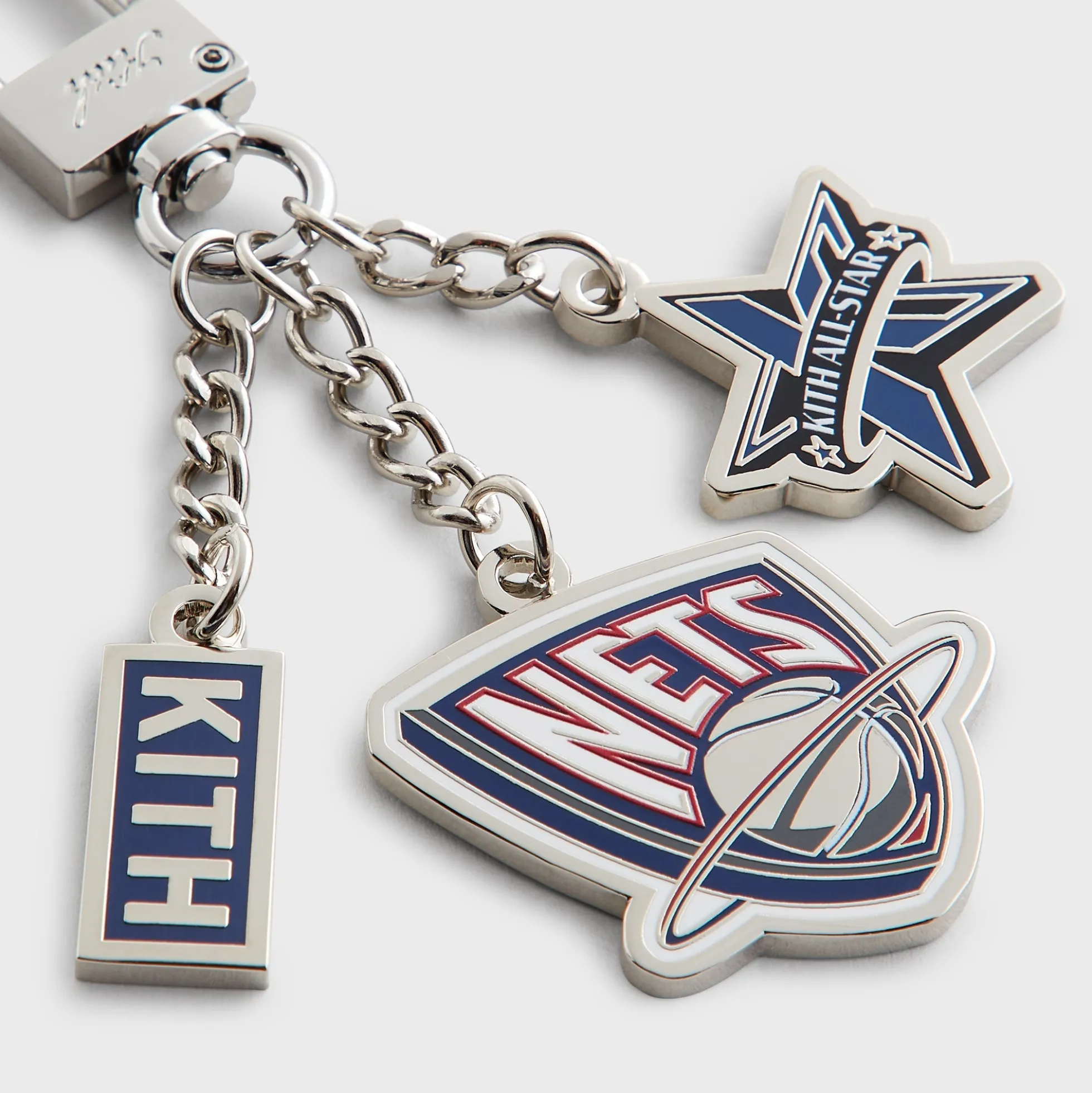 Kith for NBA All-Star New Jersey Nets Keychain