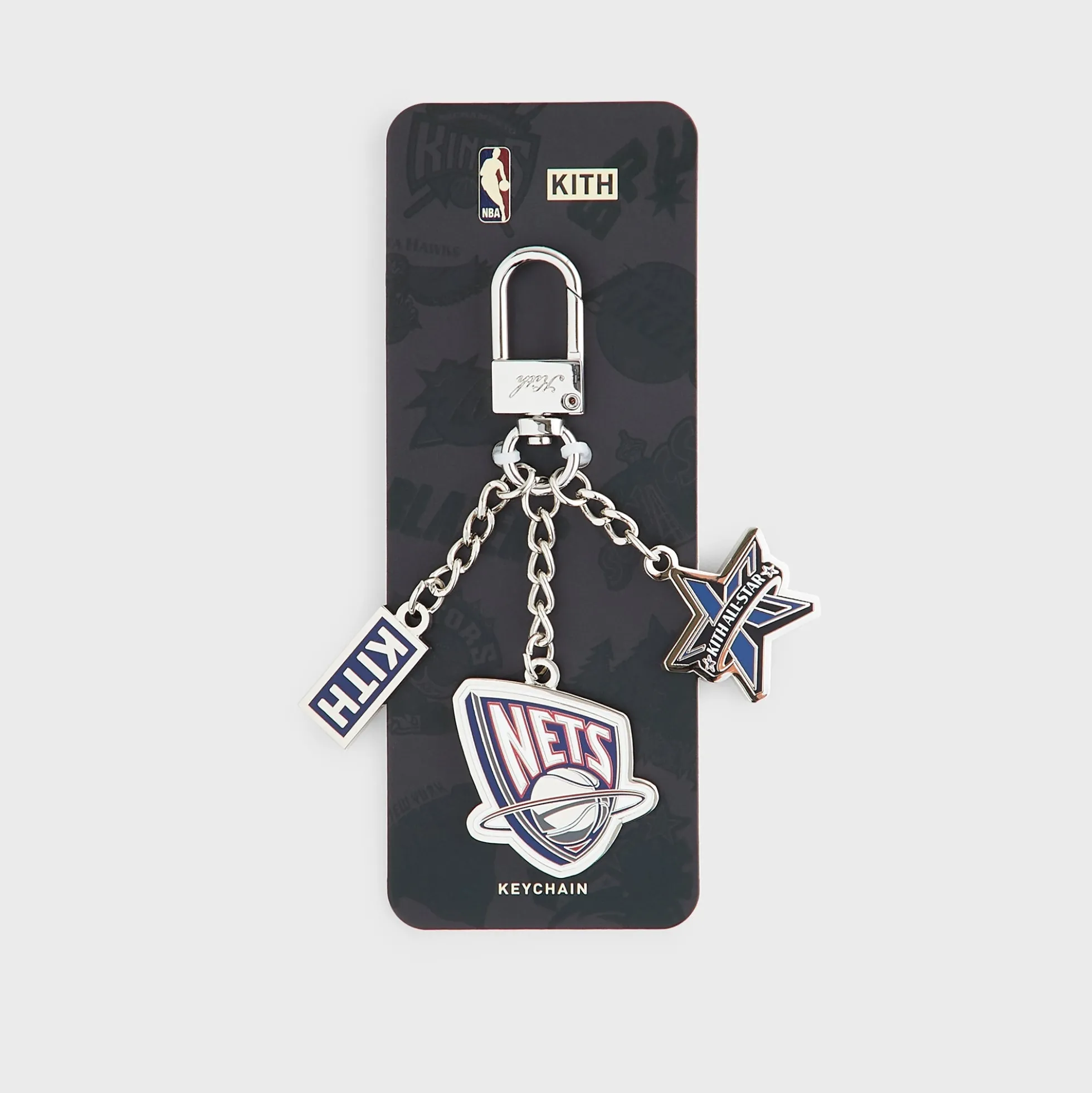 Kith for NBA All-Star New Jersey Nets Keychain