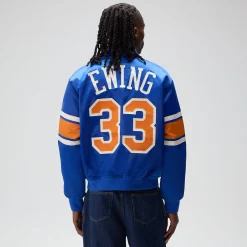 Kith for the New York Knicks Patrick Ewing Classic Satin Bomber Jacket