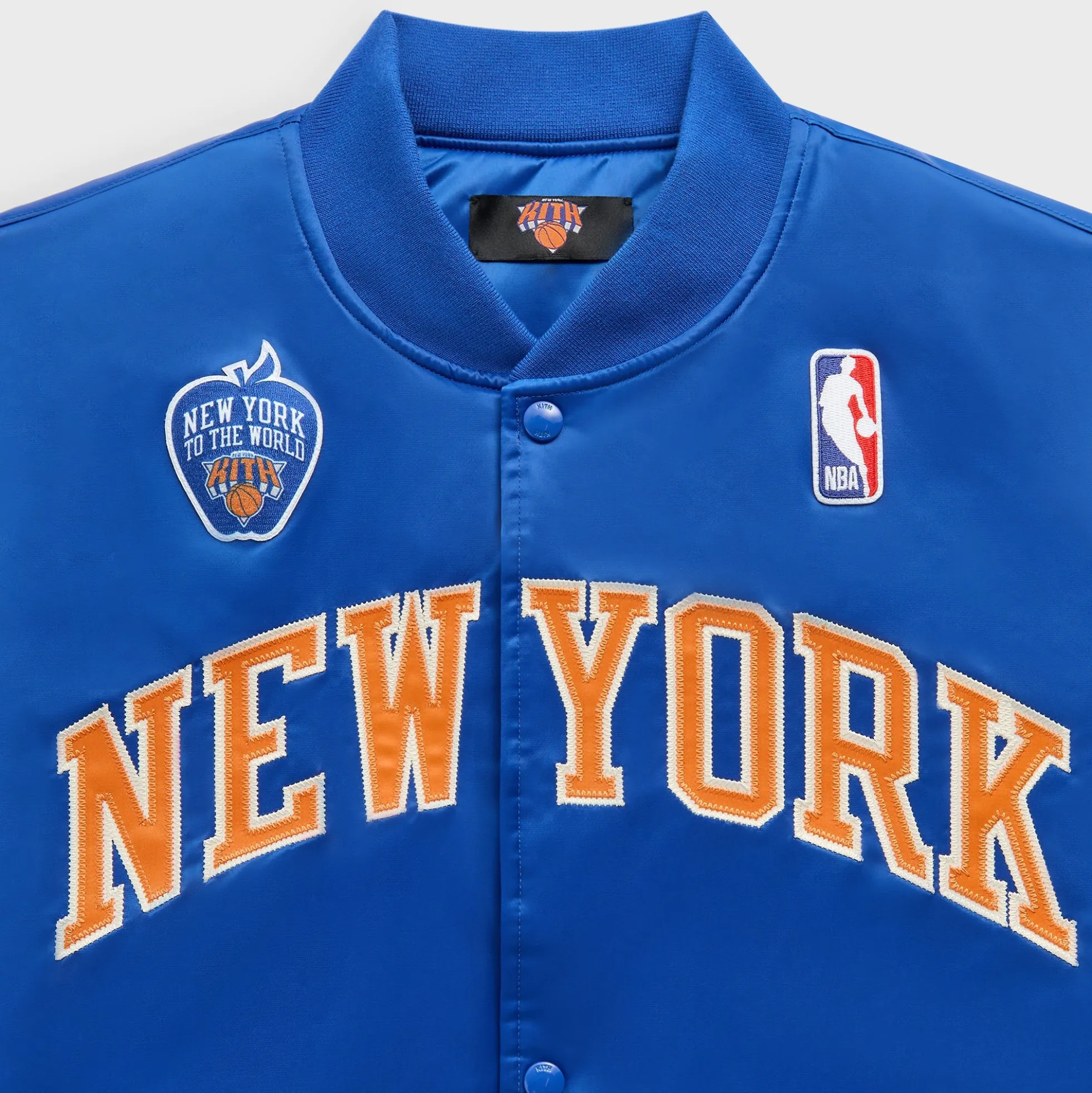 Kith for the New York Knicks Patrick Ewing Classic Satin Bomber Jacket