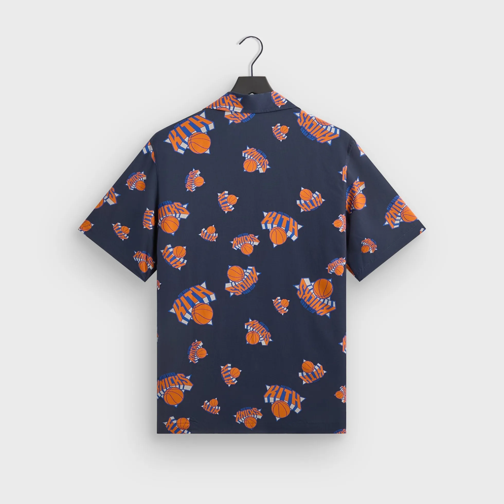 Kith for the New York Knicks Playoffs Thompson Camp Collar Shirt