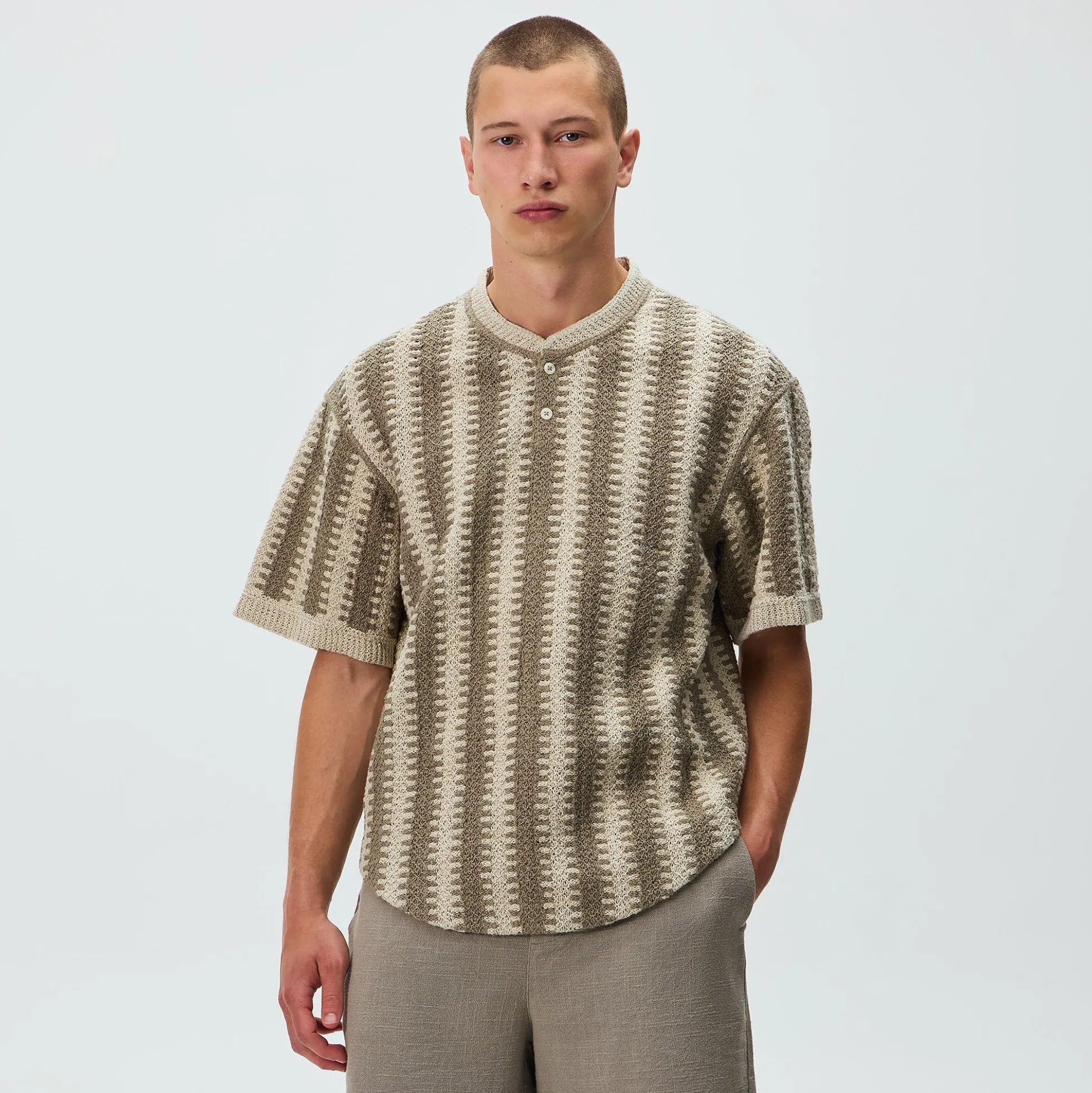 Kith Geo Crochet Warner Pullover