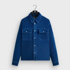 Kith Indigo Cord Vintage Apollo Shirt Jacket