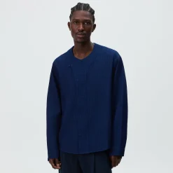 Kith Indigo Seersucker Townsend Shirt