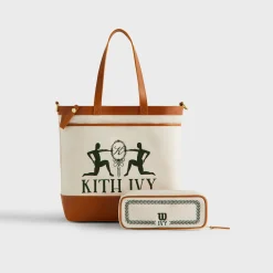 Kith Ivy for Wilson Leather Trimmed Tote