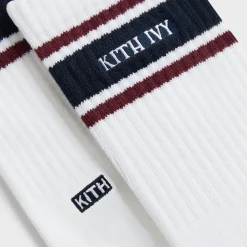 Kith Ivy for Wilson Stripe Logo Crew Socks