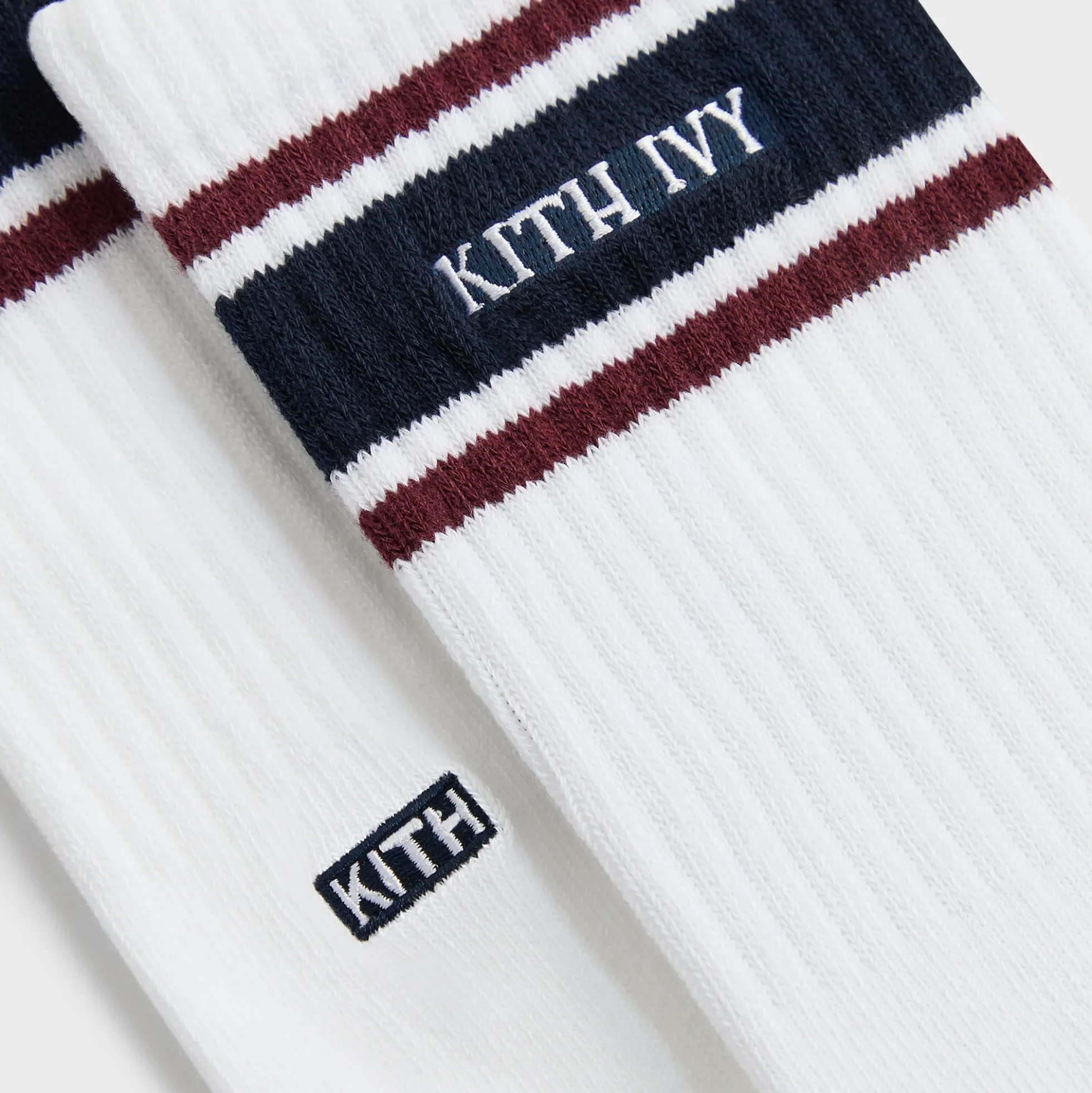 Kith Ivy for Wilson Stripe Logo Crew Socks