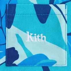 Kith Kids Abstract Tropical Thompson Camp Shirt
