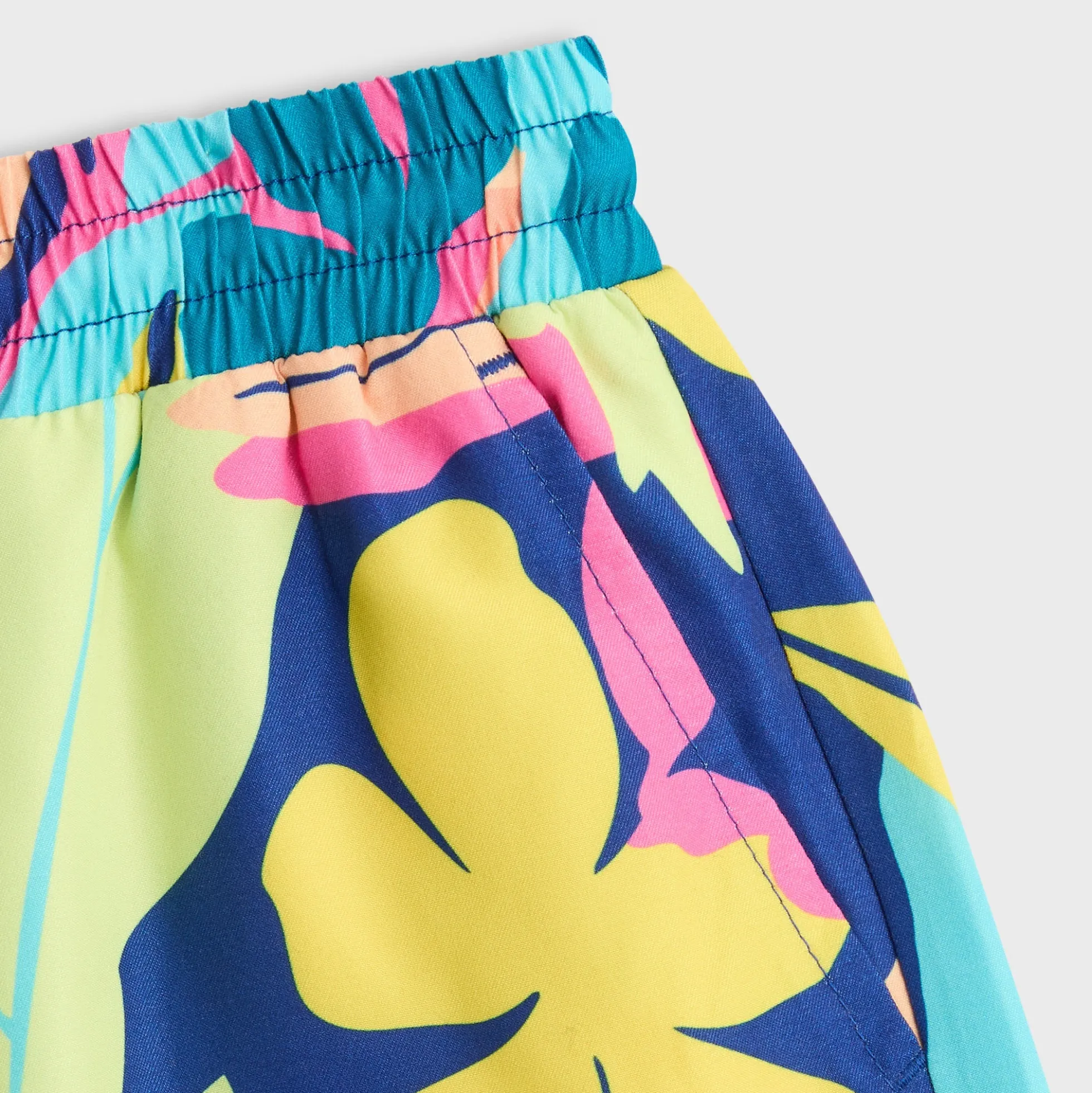 Kith Kids Abstract Tropical Kai Swim Trunk