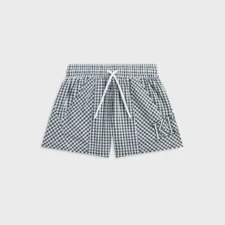 Kith Kids Blocked Gingham Curtis Short