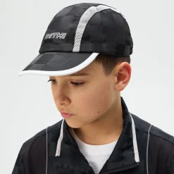 Kith Kids Checkered Satin Camper Cap