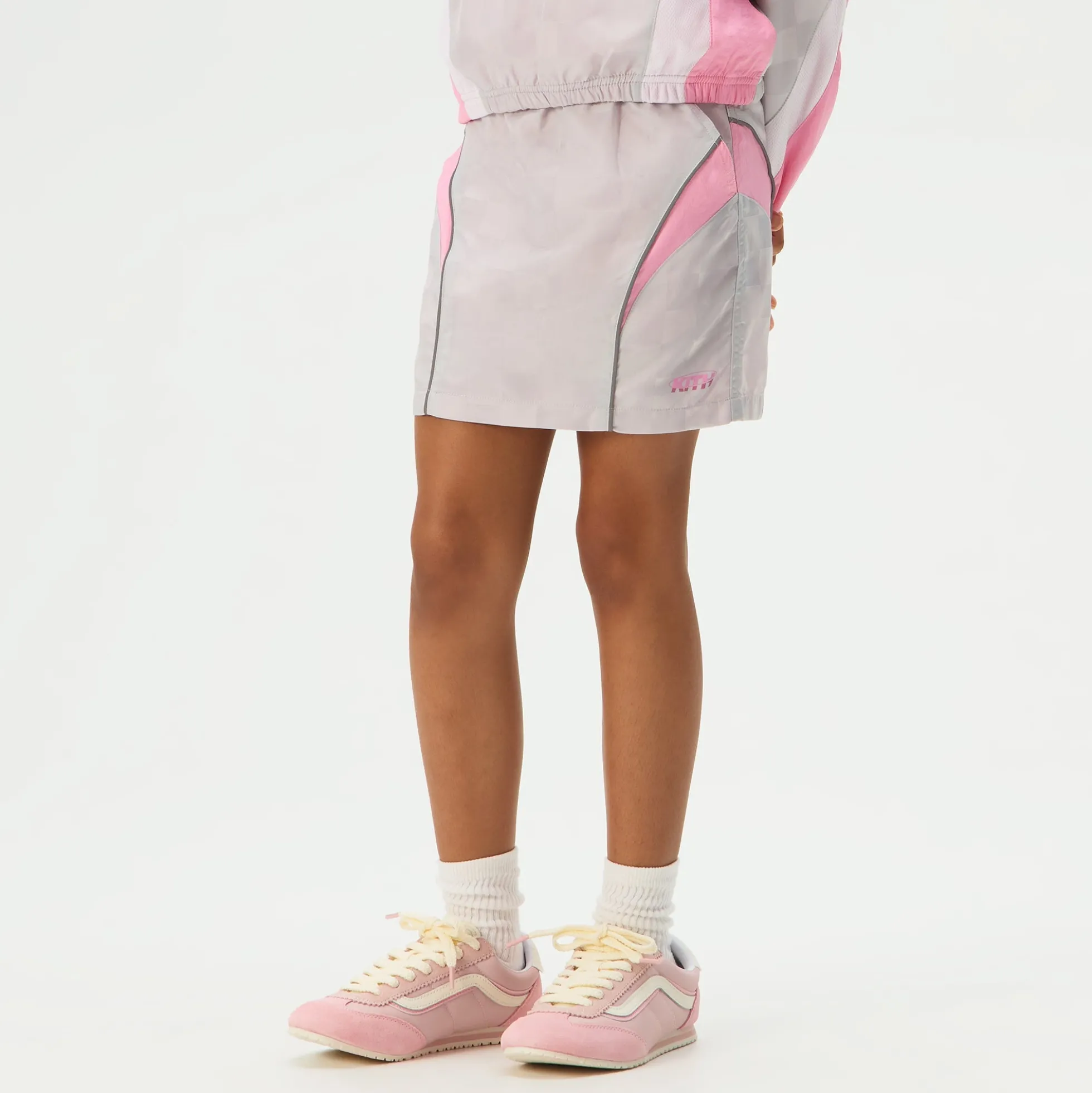Kith Kids Color-Blocked Arin Mini Skirt