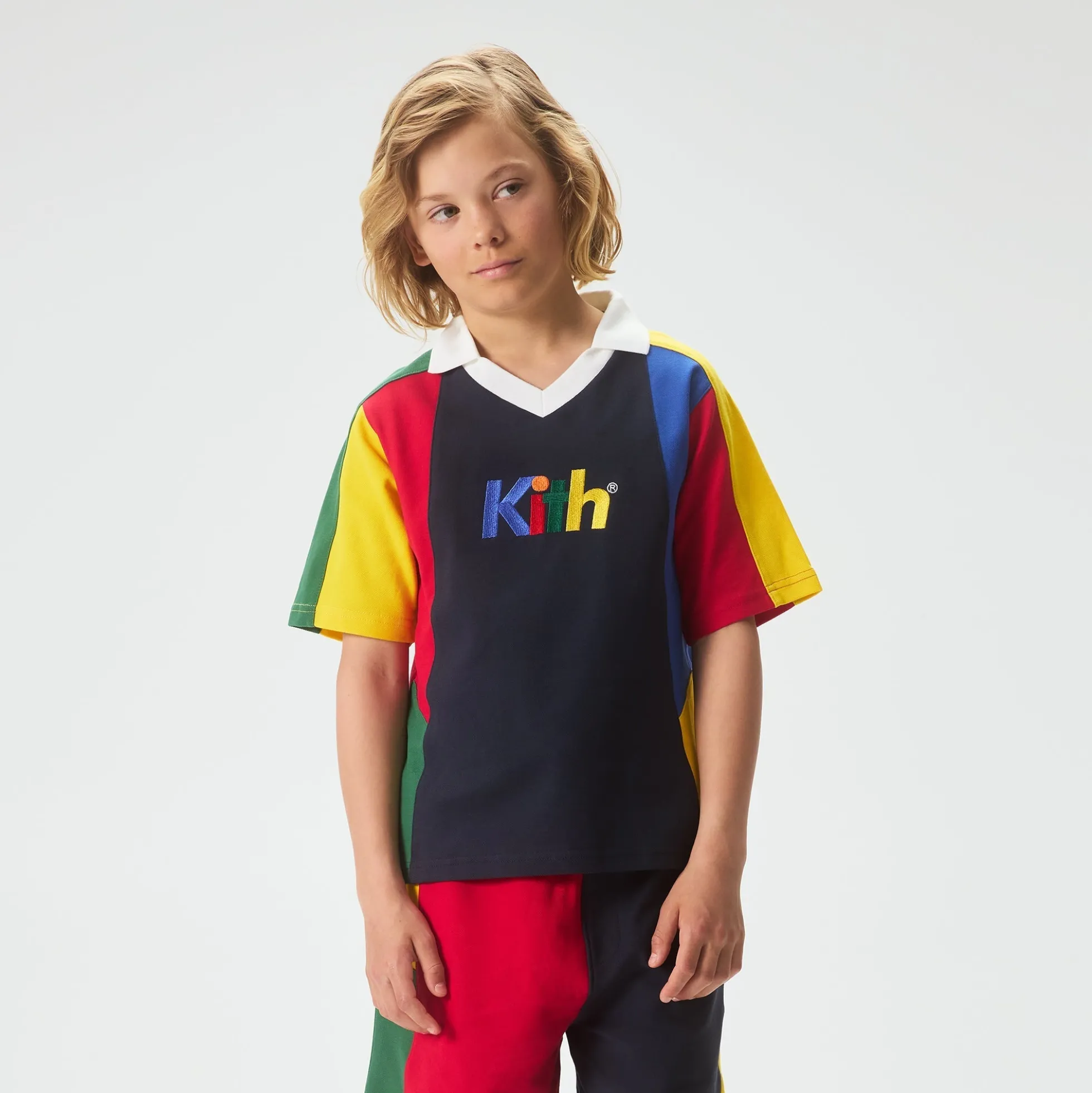 Kith Kids Color-Blocked Trevor Polo