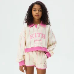 Kith Kids Cropped Collared Nelson Sweatshirt