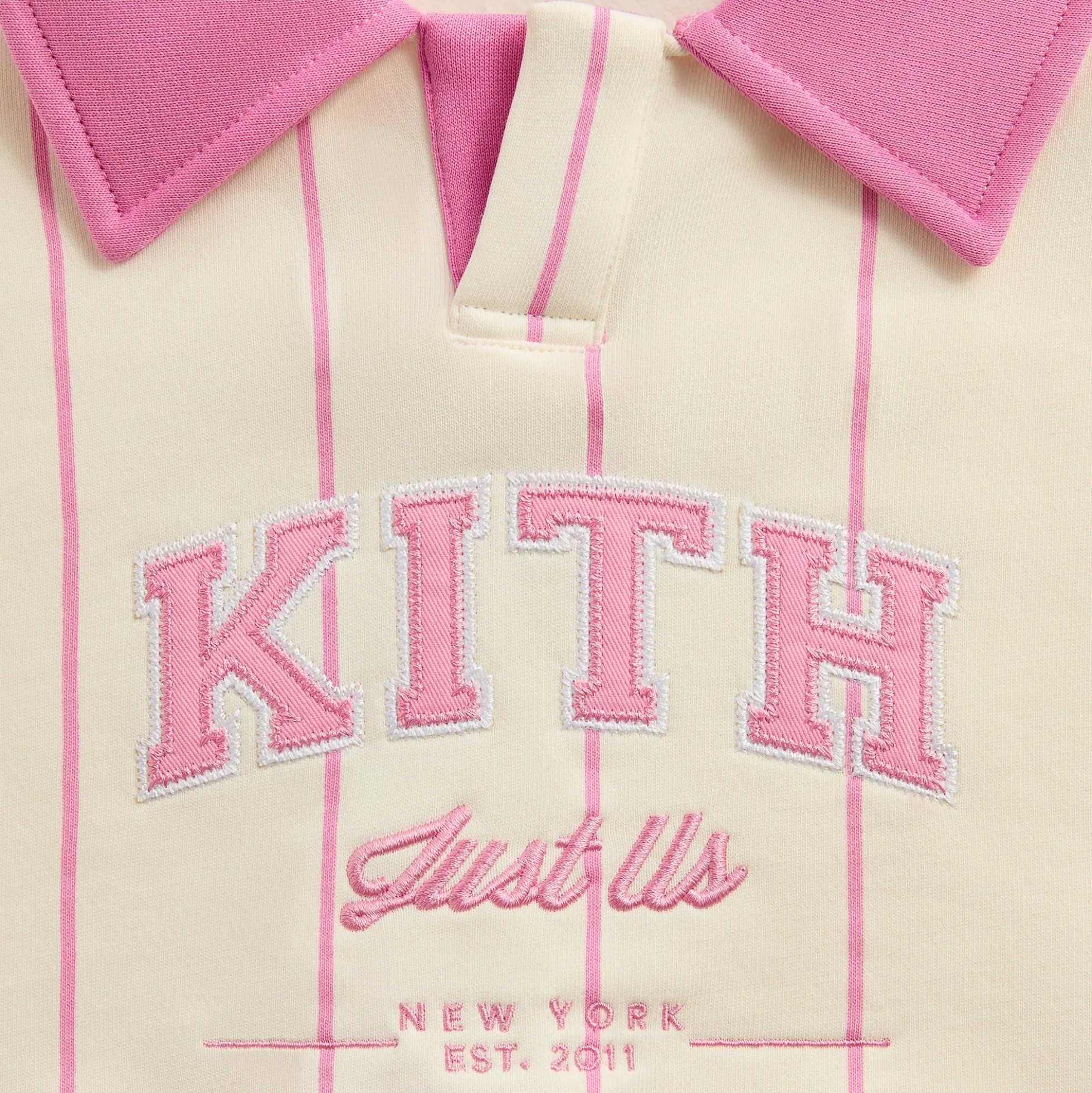 Kith Kids Cropped Collared Nelson Sweatshirt