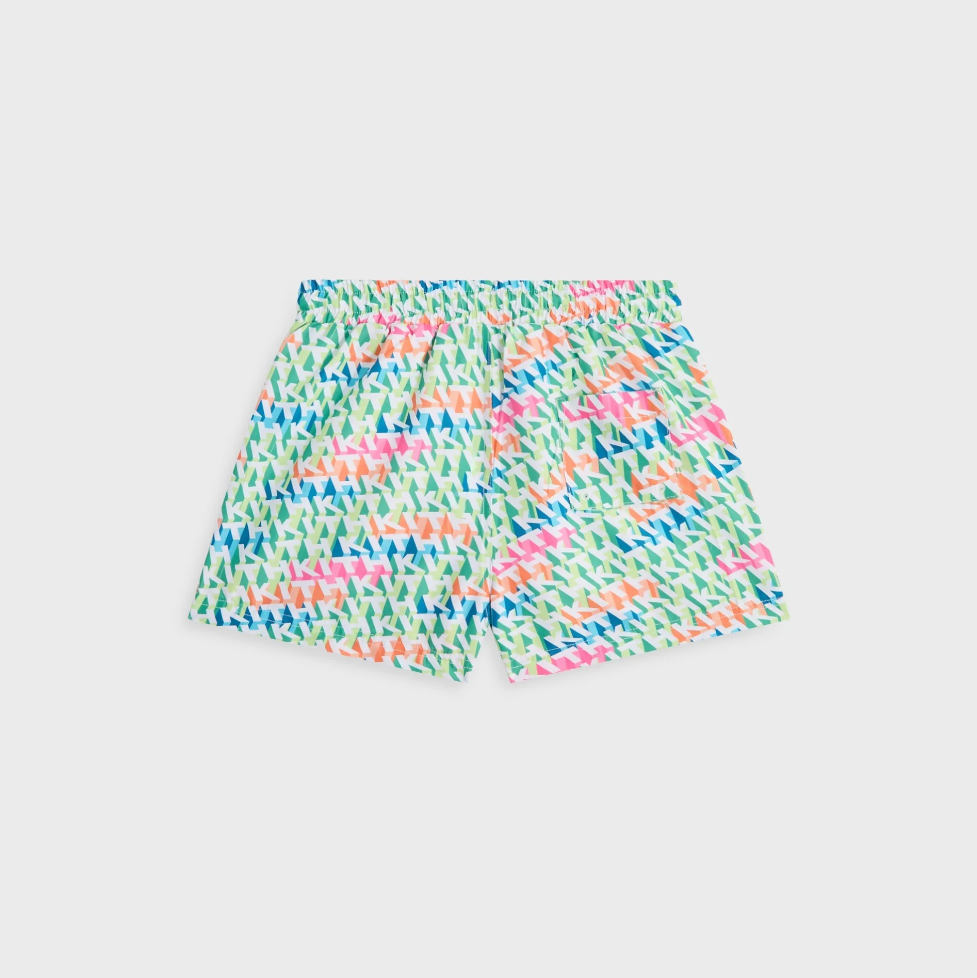 Kith Kids 3D Monogram Kai Swim Trunk