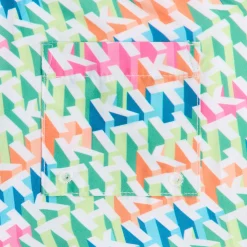 Kith Kids 3D Monogram Kai Swim Trunk