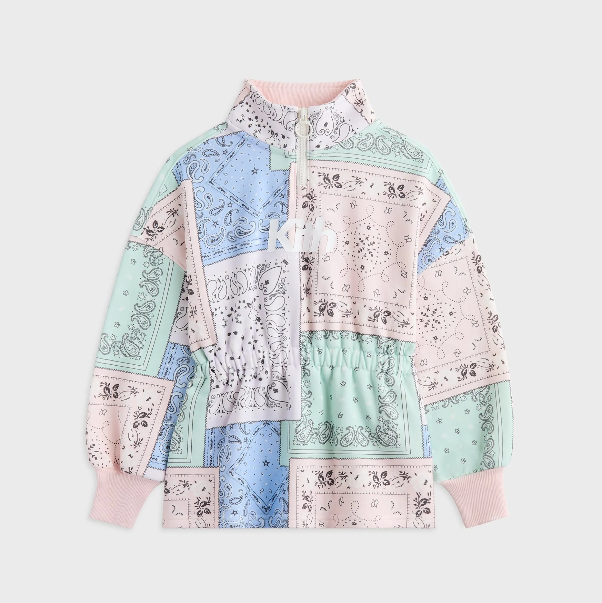 Kith Kids Deconstructed Bandana Nelson Quarter Zip Dress