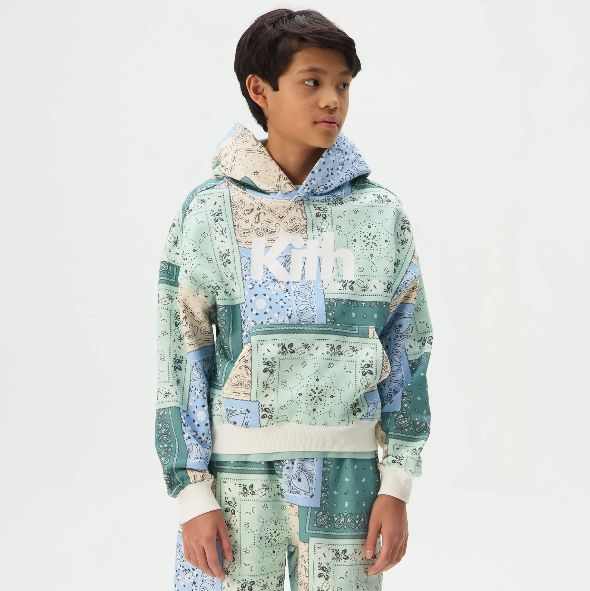 Kith Kids Deconstructed Bandana Nelson Hoodie