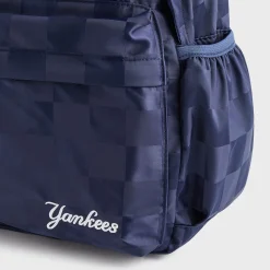 Kith Kids for the New York Yankees Checkered Satin Backpack