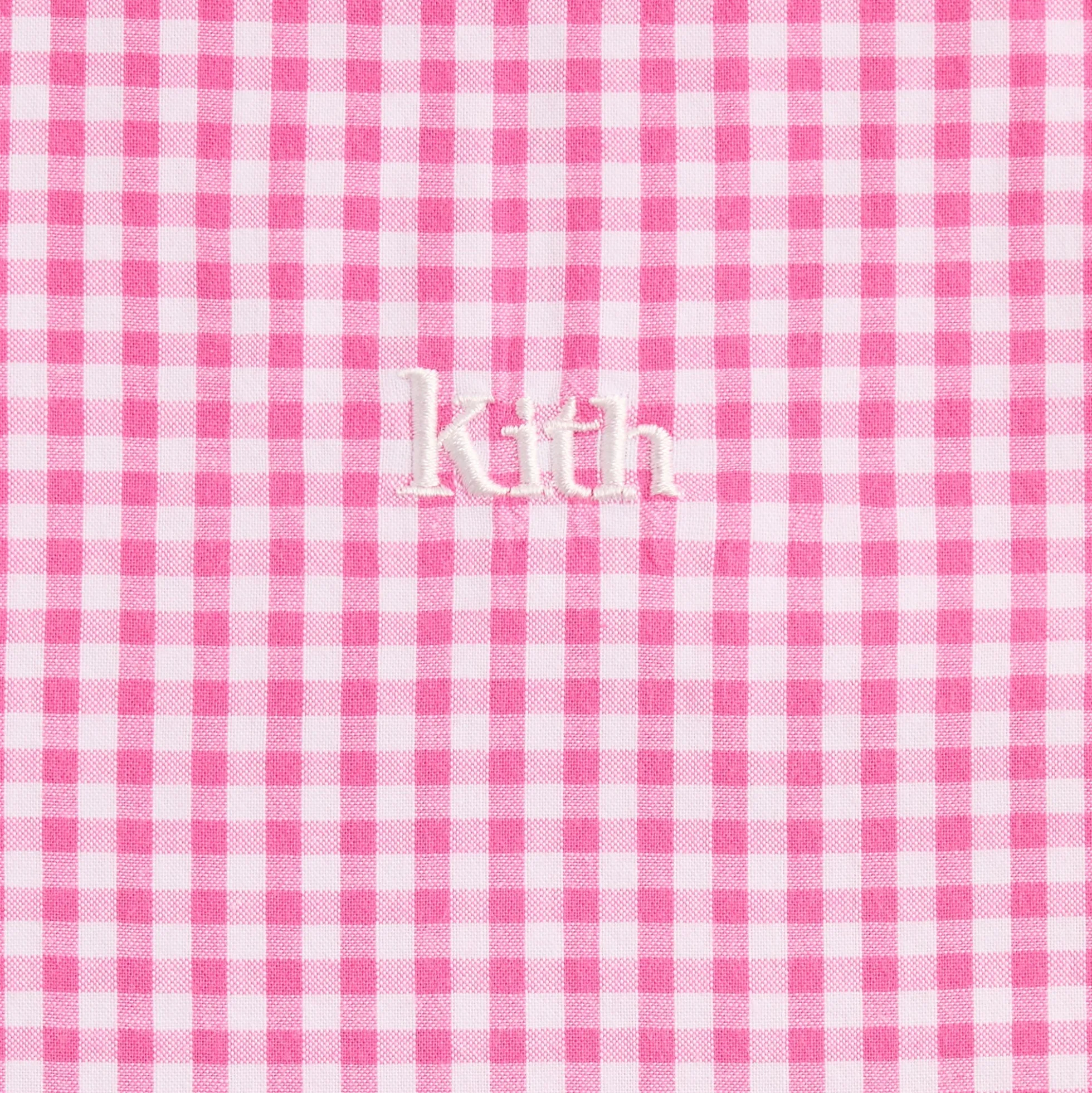 Kith Kids Gingham Cropped Tie Tank