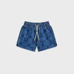 Kith Kids Monogram Denim Short