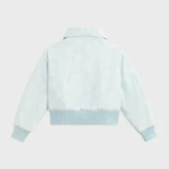 Kith Kids Monogram Denim Bomber Jacket