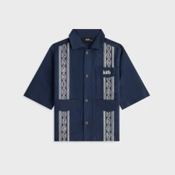 Kith Kids Novelty Embroidered Bennet Collared Shirt