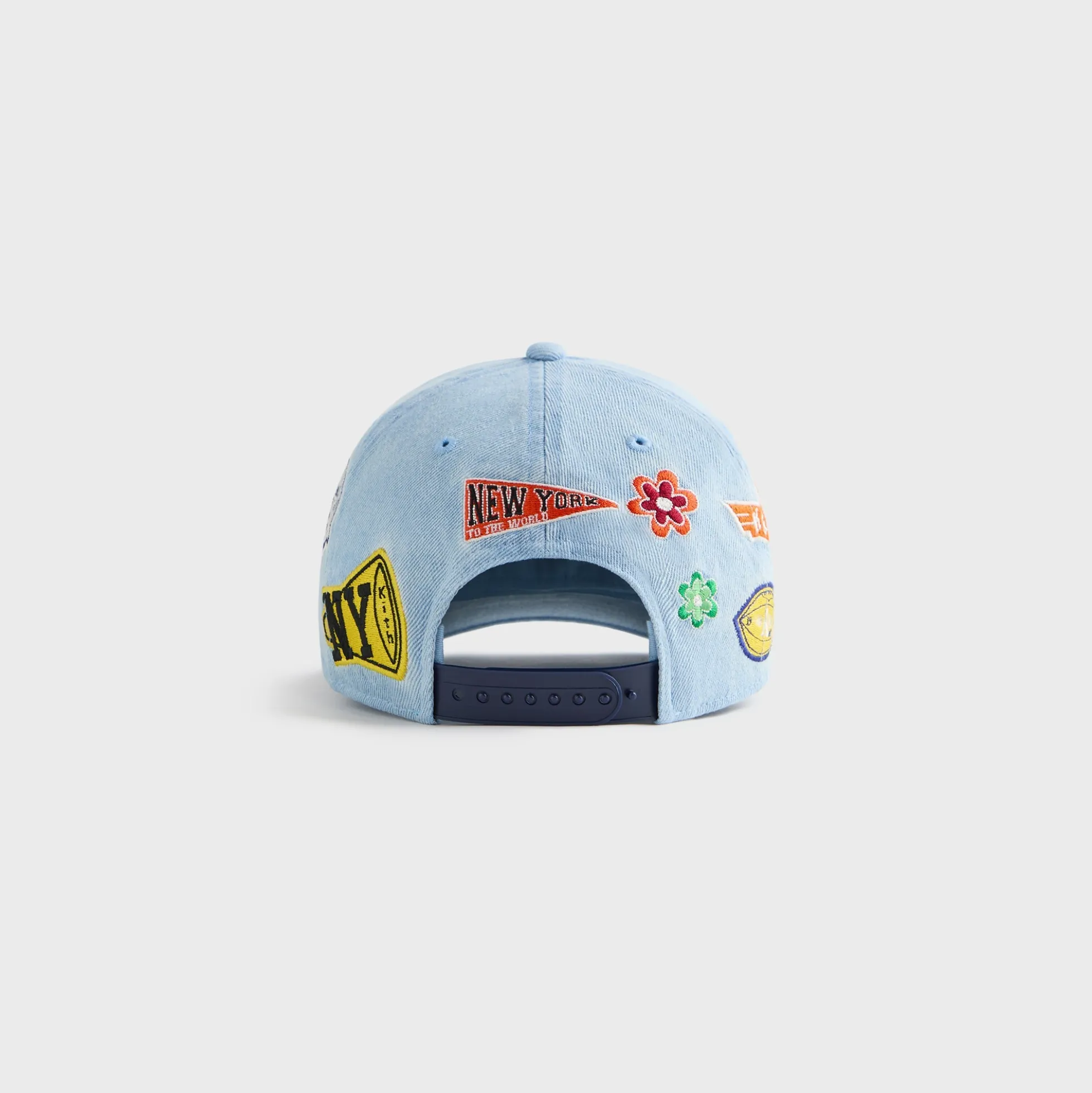 Kith Kids NY to the World Denim Pinch Crown Cap