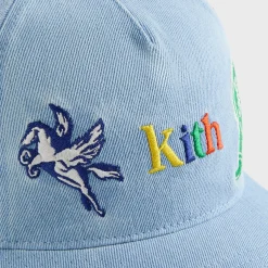 Kith Kids NY to the World Denim Pinch Crown Cap